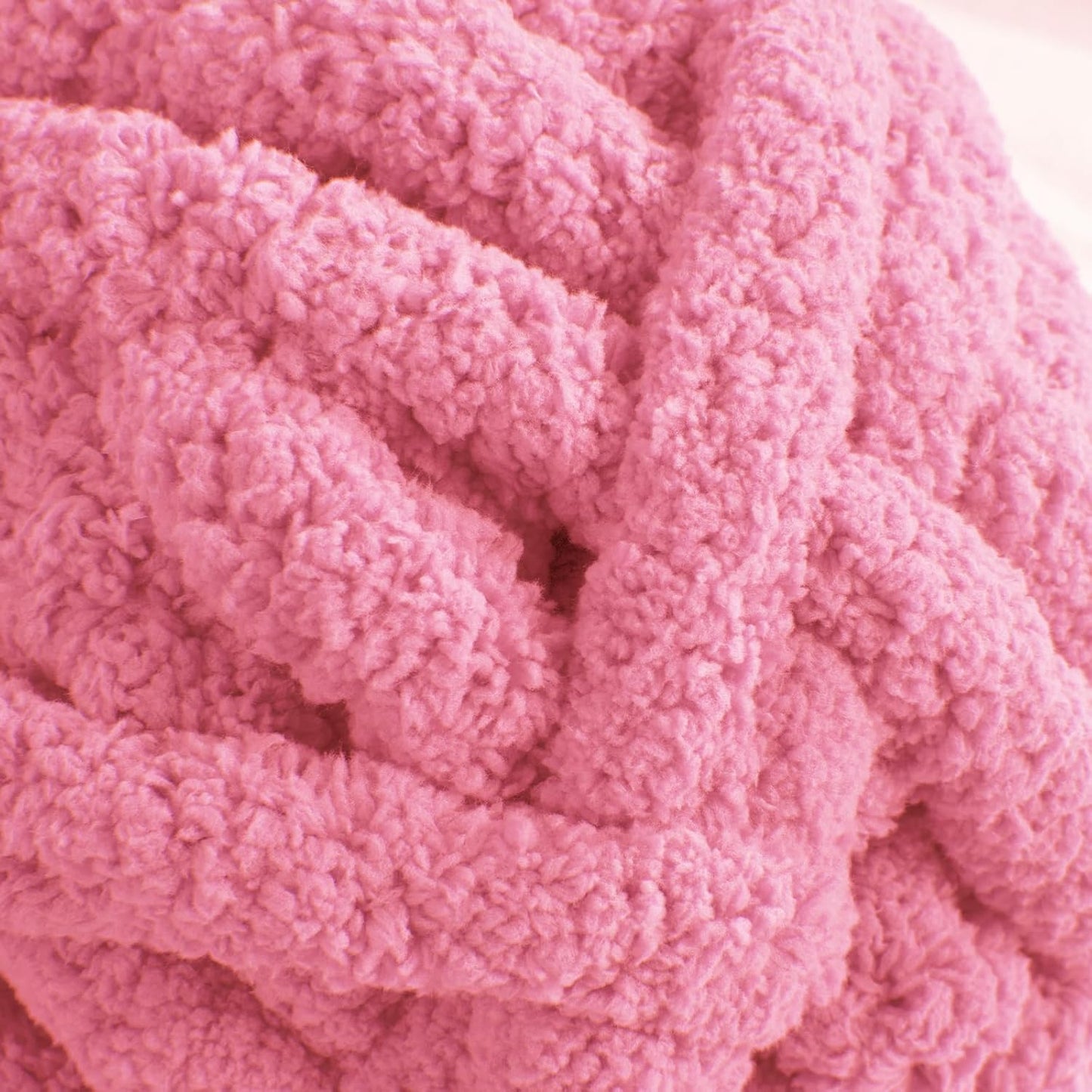 Handmade Chunky Knit Blanket – Super Soft Cozy Throw – Large Bulky Yarn Blanket for Couch, Bed, or Gift