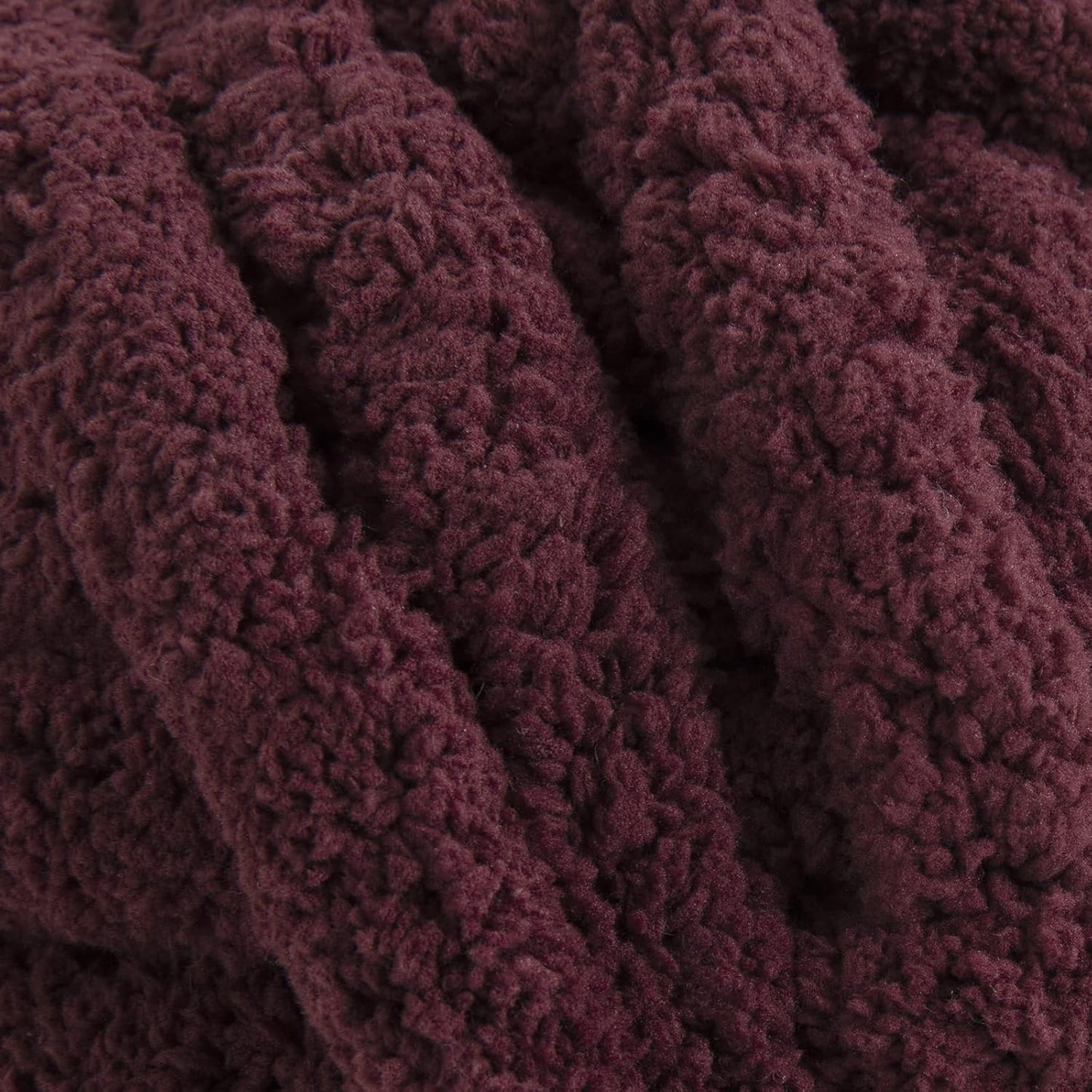 Handmade Chunky Knit Blanket – Super Soft Cozy Throw – Large Bulky Yarn Blanket for Couch, Bed, or Gift