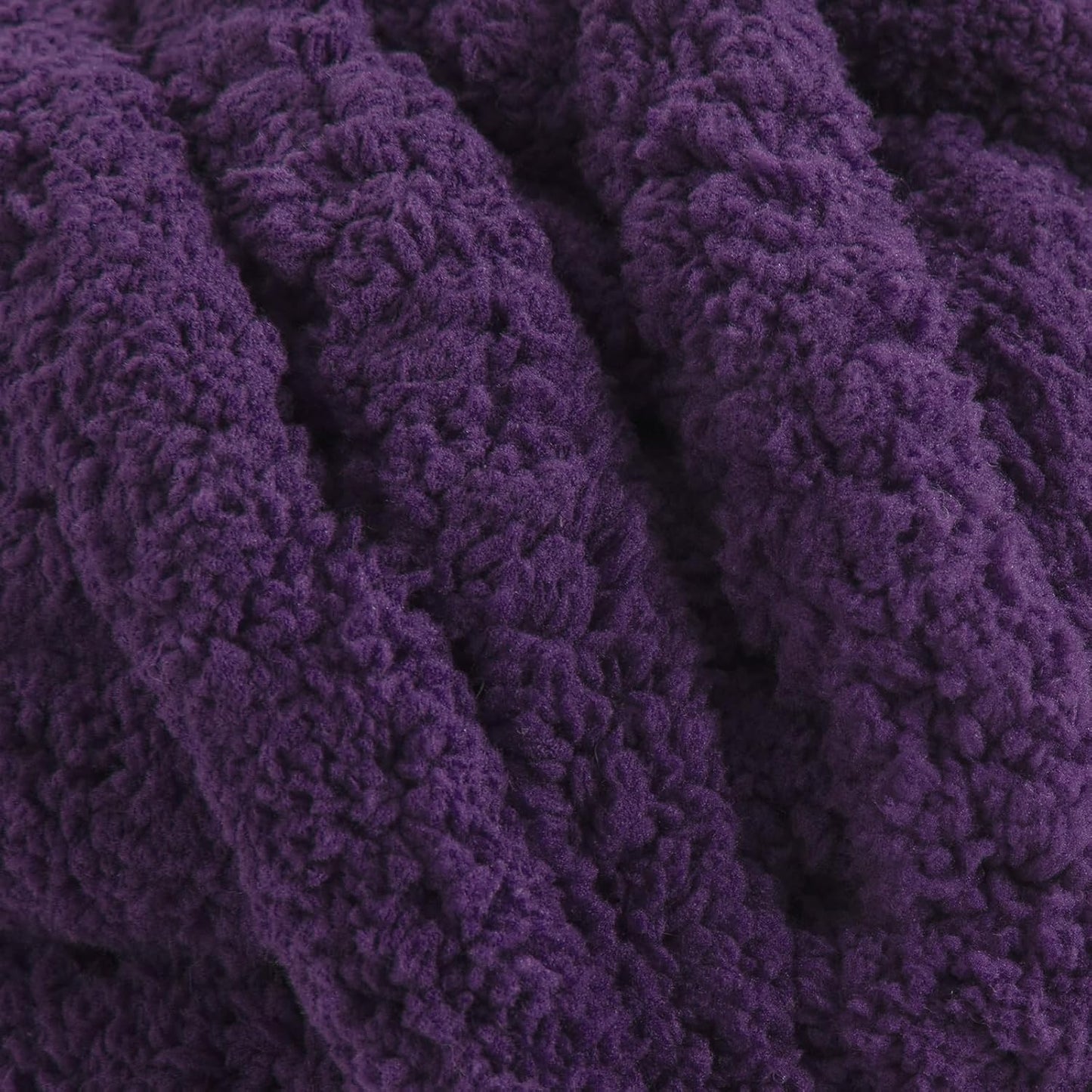 Handmade Chunky Knit Blanket – Super Soft Cozy Throw – Large Bulky Yarn Blanket for Couch, Bed, or Gift